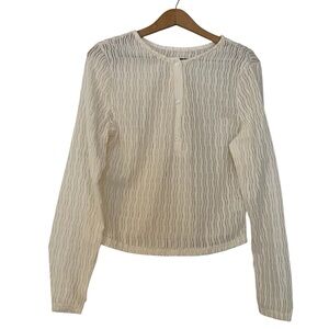 Sheer Long Sleeve Top Women's